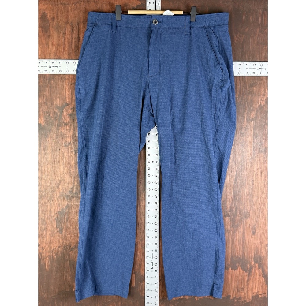 Under Armour Pants Match Play Loose Vented Blue Golf 1259430-408 Men's 40x30 EUC
